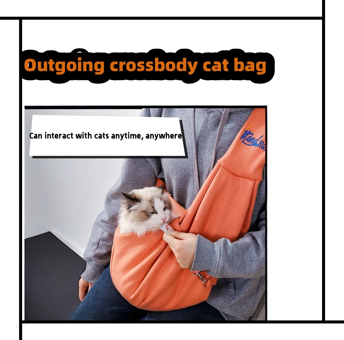

Professional High Quality Pet Diagonal Backpack Portable High Capacity Travel Dog Backpack Cat Shoulder Backpack