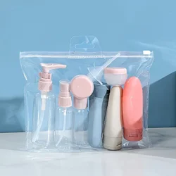Compact 11 - Piece Travel Toiletry Bottle Set - Refillable and Easy - to - Pack Containers for Shampoo, Conditioner, and Cosmetics (1 piece)