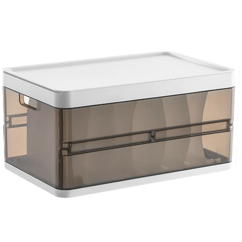 

Коробка для хранения брюк, коробка с отделением для одежды, домашний шкаф для футболок, органайзер для одежды, с перегородкой