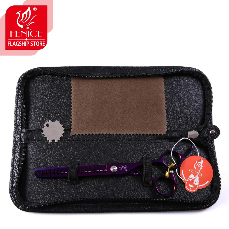 Fenice Professional JP440c 8 inch titanium coated Pet dog Grooming chunker thinning shears Scissors dog grooming scissors dog grooming scissors kit