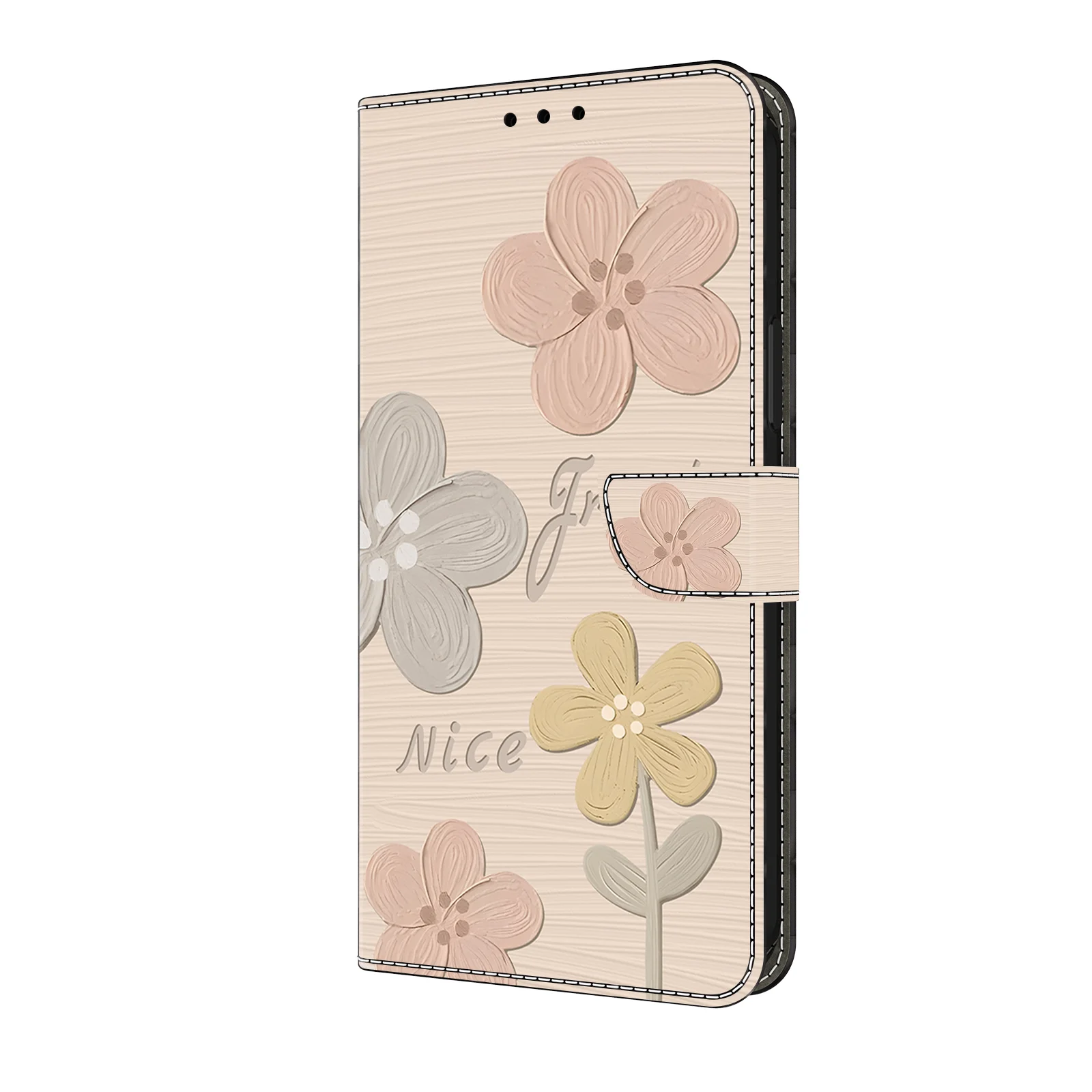 Magnetic Flip Wallet Leather Phone Case