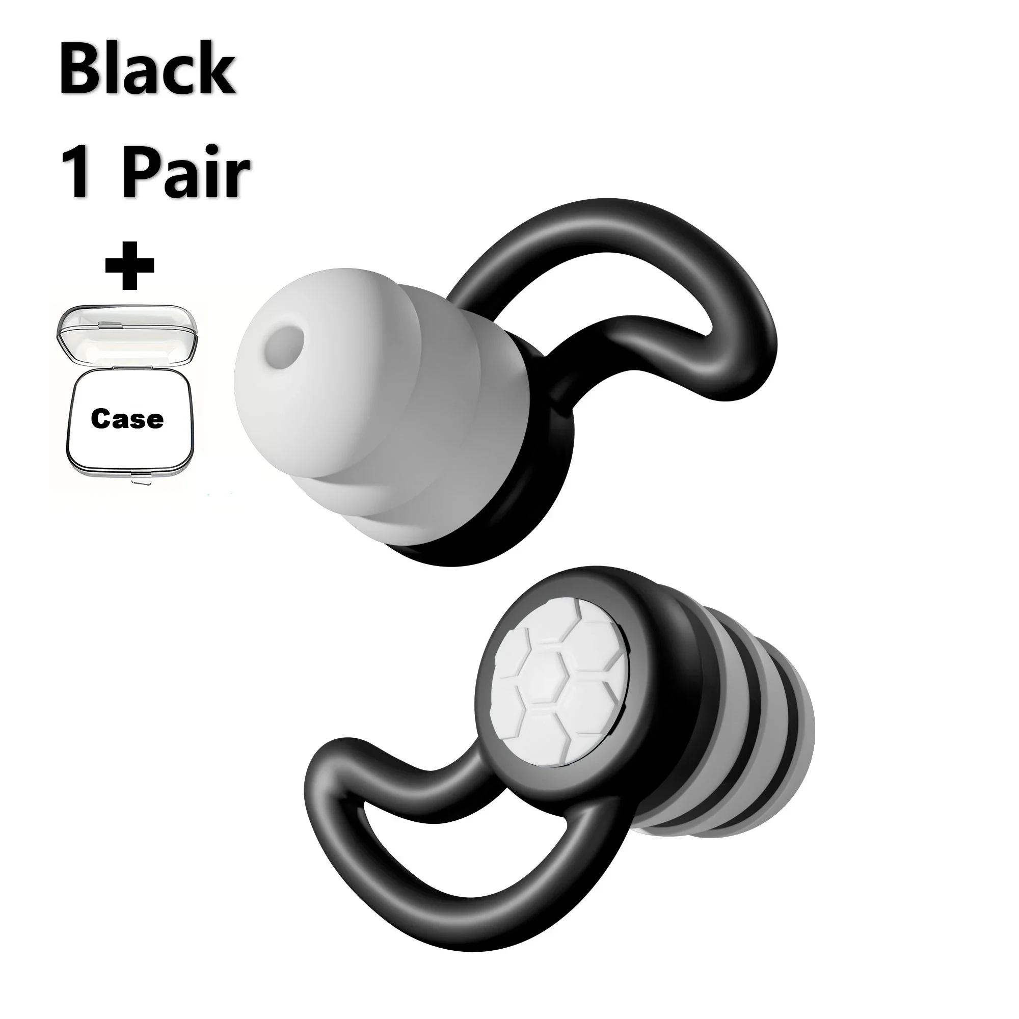 Soft Silicone Earplugs - Noise Canceling, Comfortable Fit for Sleep and Swimming