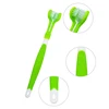 Pet Toothbrush Kit Dental Care Three-head toothbrush Finger Toothbrush Teeth Care Dog Cat Cleaning Mouth Dog Toothbrush Kit 3