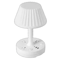 Household desk lamp socket student dormitory study eye protection bedside lamp small night light with night light charging 1