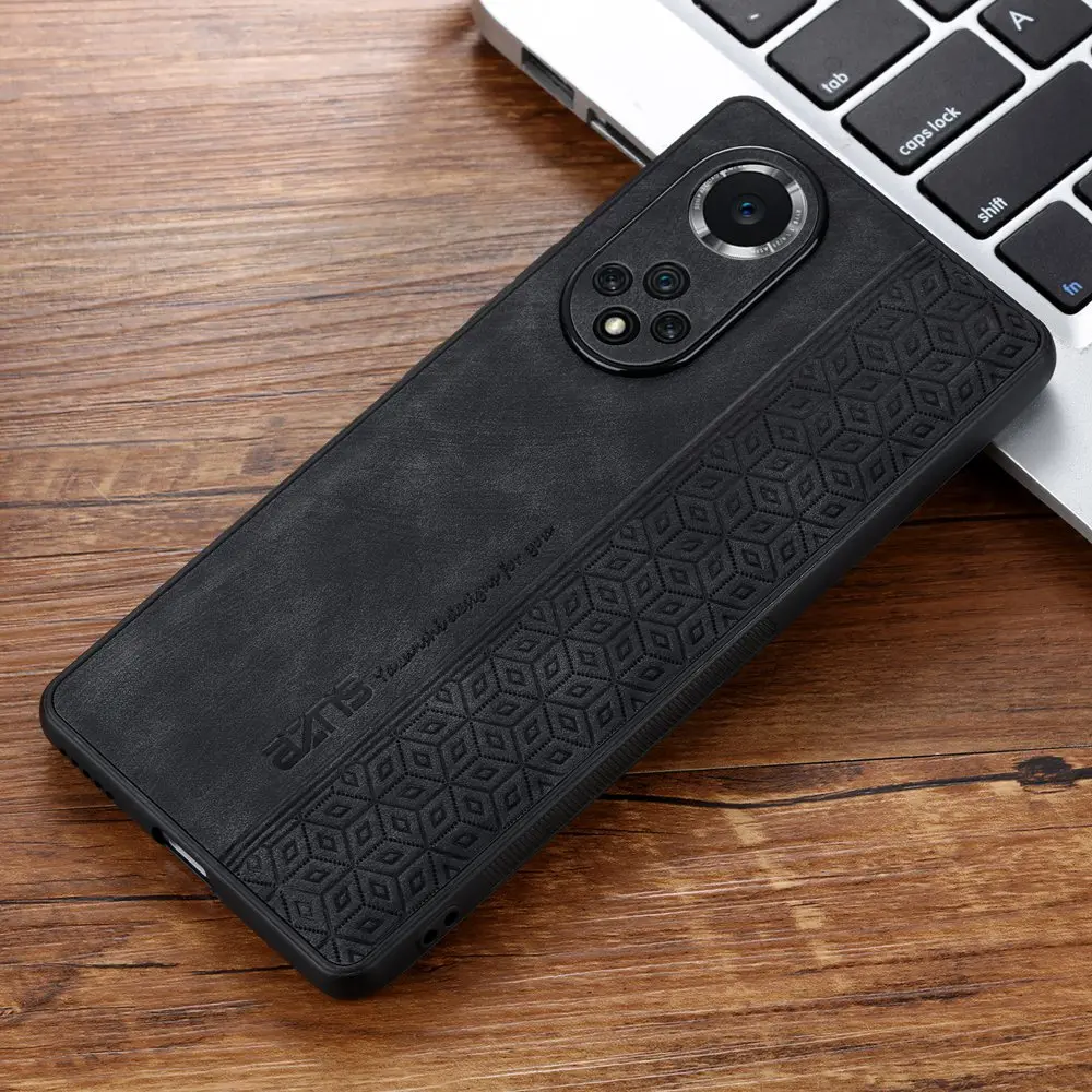 Embossing Leather Skin Retro Shockproof Case