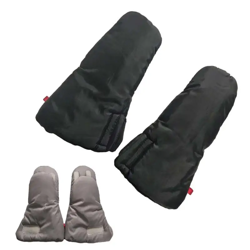 

Stroller Hand Muff Extra Thick Fleece Warm Gloves Handlebar Muffs Windproof Waterproof Winter Stroller Accessories Carriage