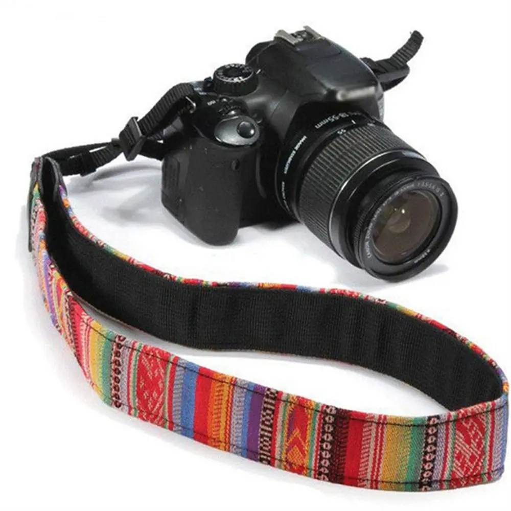 유니버설 경량 레트로 SLR DSLR 미끄럼 방지 카메라 숄더 스트랩 카메라 넥 벨트 빈티지 카메라 스트랩