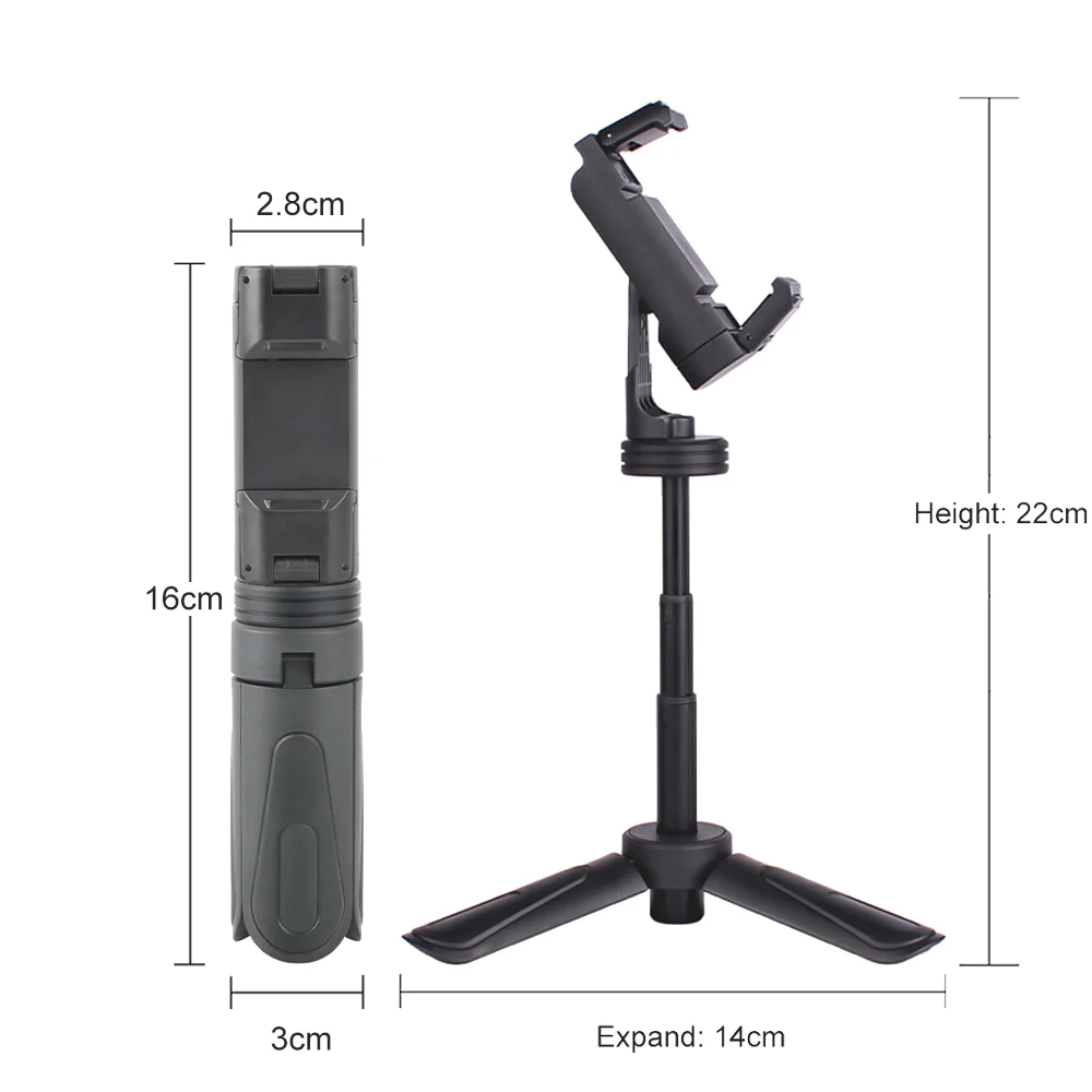 Selfie Stick Tripod Extendable Cell Phone Stand Portable Tripod for iPhone Android GoPro Hero 12 11 10 9 Insta360 X3 DJI Osmo 4