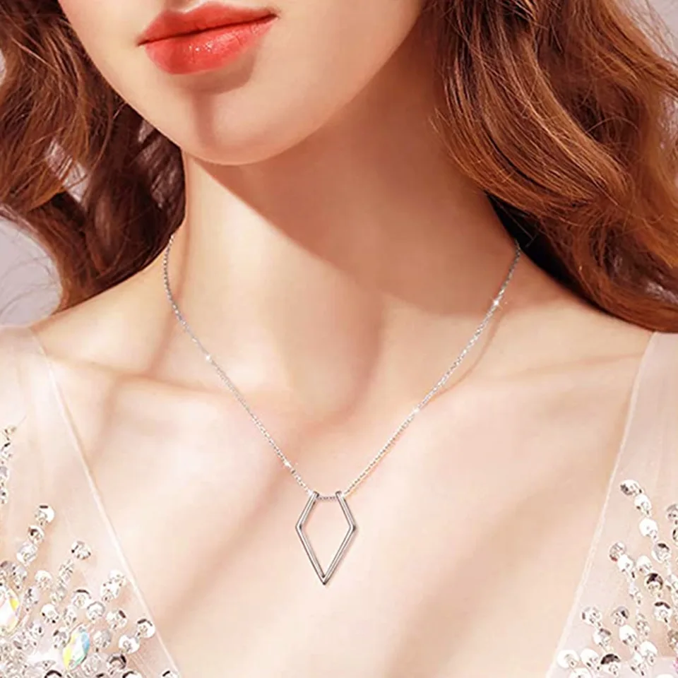 1Piece Fashion Necklace Geometric Simple Ring Holder Ring