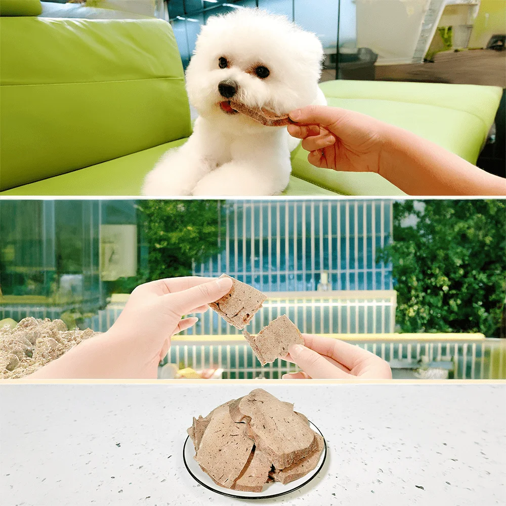 7.05oz/14.11oz(200g/400g) Beef Liver Slice, All Natural Ingredients, Natural Dog Treats, Healthy, Easily Digestible