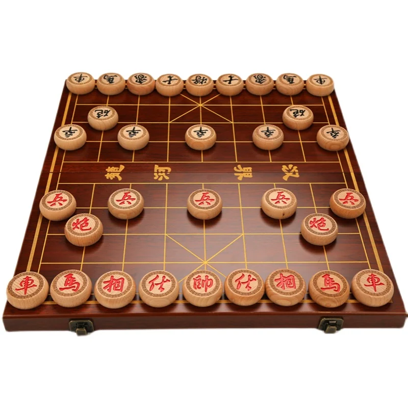 

Children Imitation Travel Board Games Family Table Large Chinese Professional Pieces Chess Board Set Juego De Mesa Entertainment