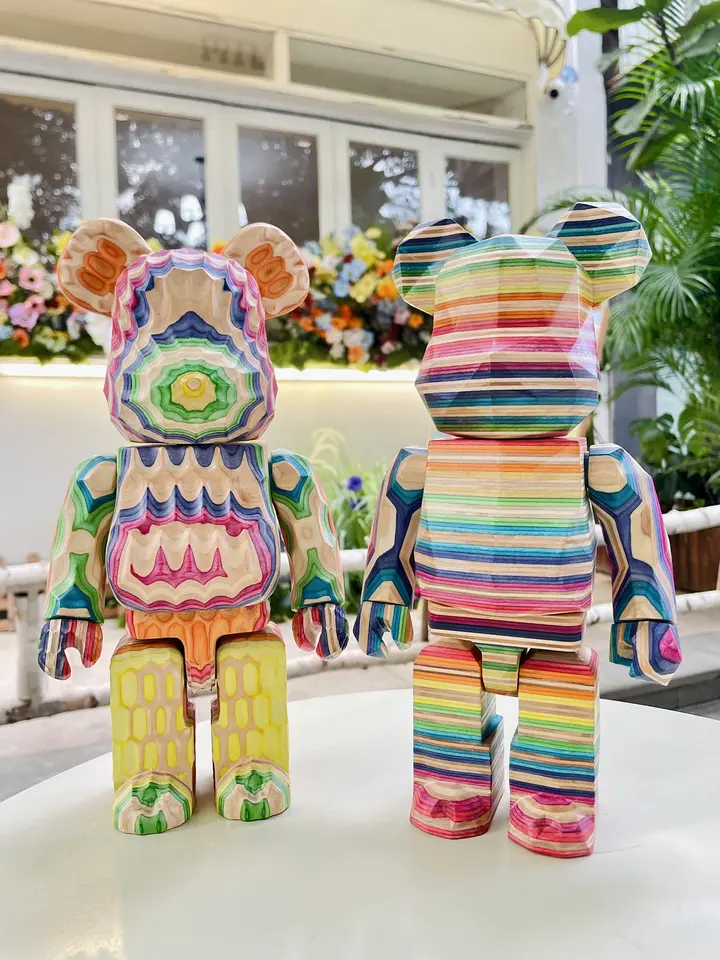 Be@Rbrick カリモク Fragment Design Haroshi Vertical Bearbrick 400