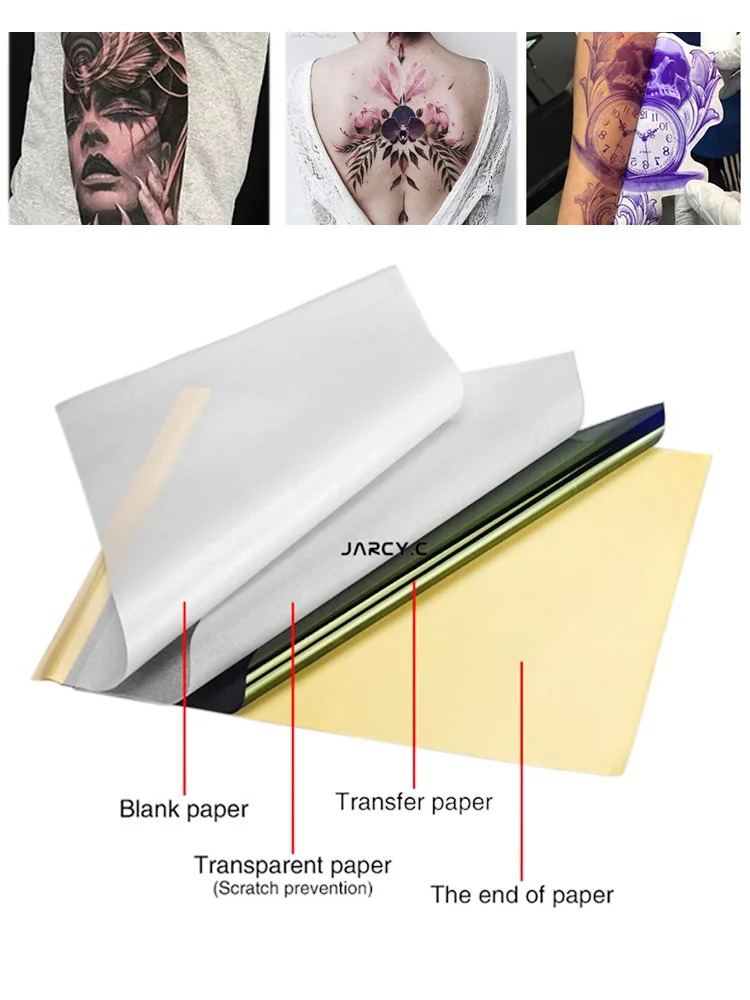 10/30/50/100pcs Transfer Paper Tattoo Printer Copier Sheets Spirit Master Stencil  Paper A4 Size Tattoos Consumables High Quality - Tattoo Accesories -  AliExpress