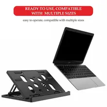  1 Pcs Foldable Computer Holder Portable Desktop Notebook Tablet Cooling Bracket Lifting Heightening Base Stand Dropshipping 