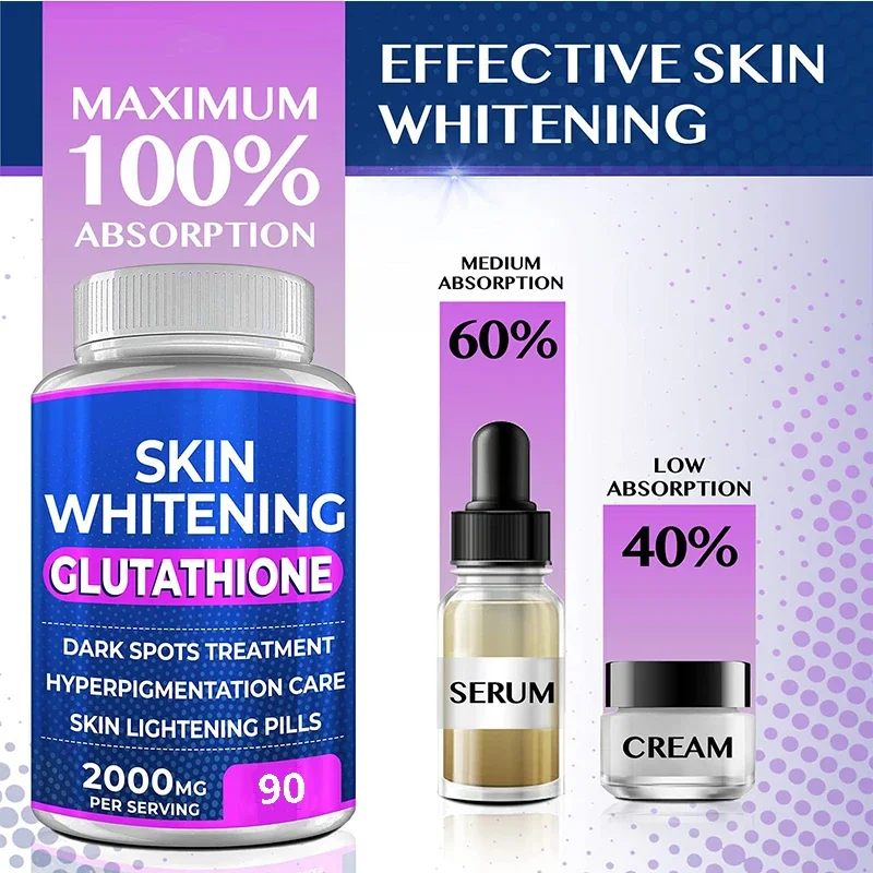 1 bottle of glutathione capsules for brightening