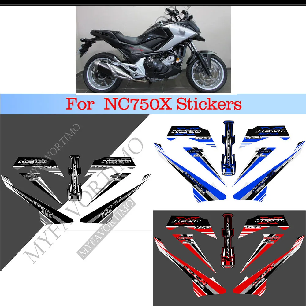 For Honda NC750X NC 750X 750 X Fairing Cover Fender Protection Motorcycle Tank Pad Protector Tankpad Stickers Kit Decals Cases