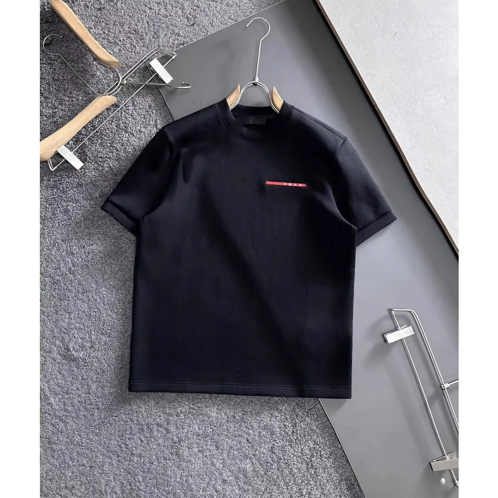 Letter Printed Round Neck Short Sleeved T-shirt for Men and Women Casual Loose Oversized Sports Shirt t shirts men sports tops