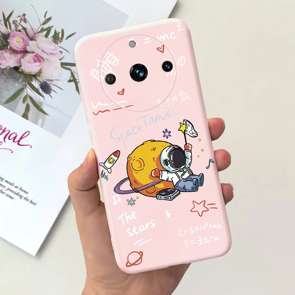 Cute Cat Painted Jelly Silicone Soft Back Cover | 5G Phone Case Bumper