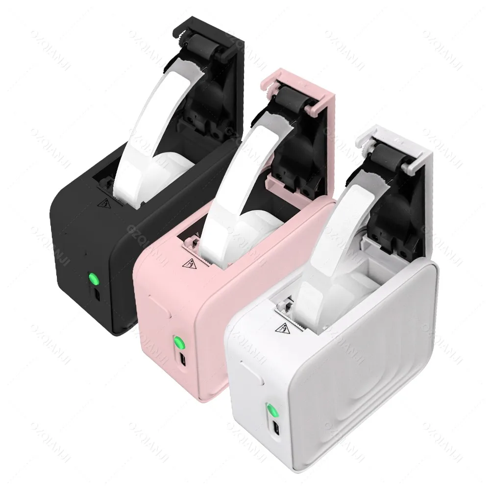 M1ワイヤレスBluetoothサーマルラベルプリンター,ミニ,ポータブル
