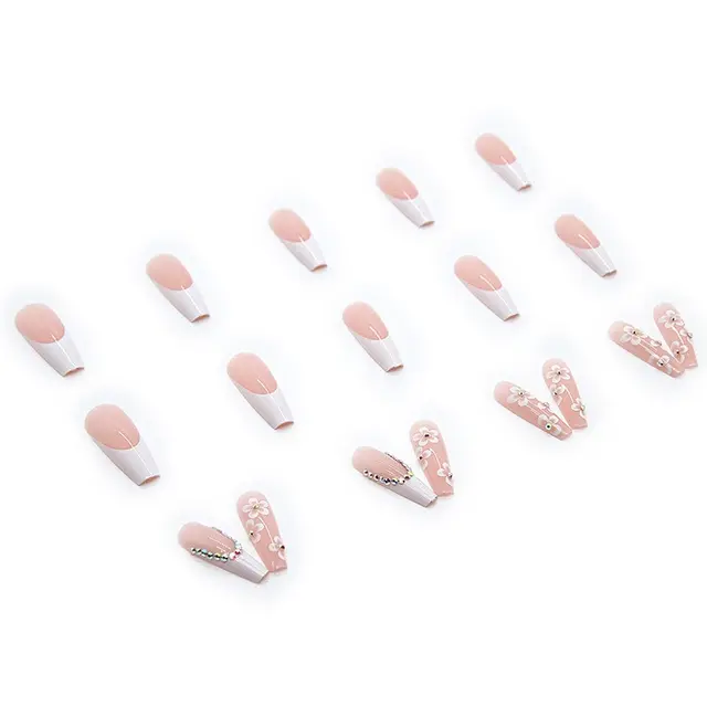 24pcs-False-Nails-With-Glue-Flower-Design-Long-Coffin-French-Ballerina-Fake-Nails-Full-Cover-Acrylic jpg