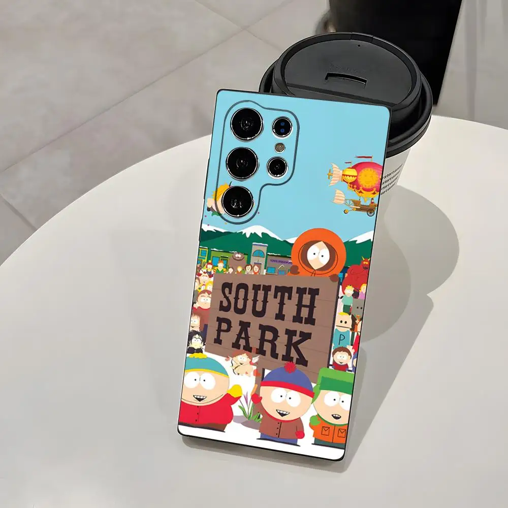 귀여운 S-사우스 파크 폰 케이스 삼성 S26 S25 플러스 S20 S20 플러스 S22 울트라 S23 FE S21 플러스 S21 울트라 소프트 커버
