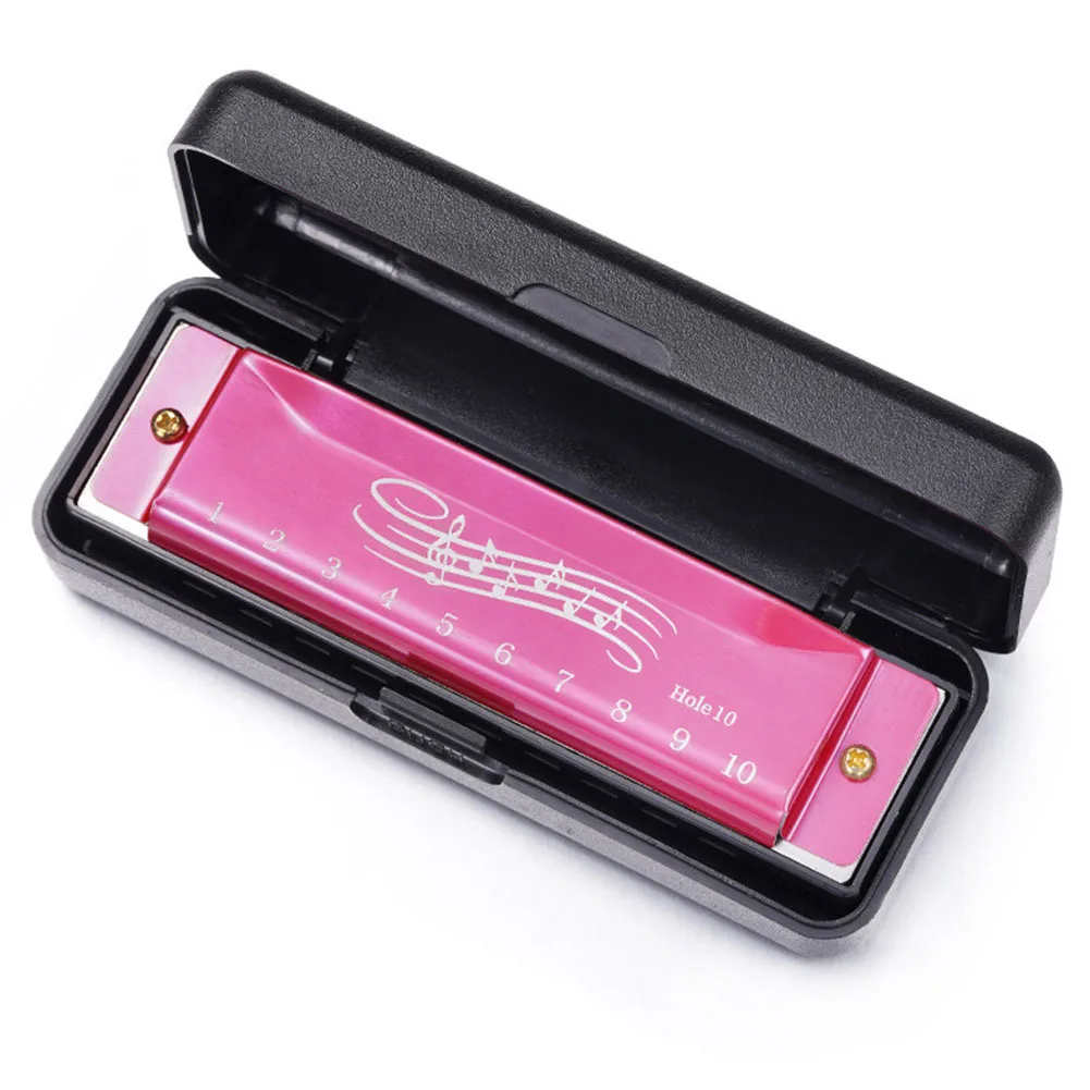 Harmonica Blues 10 HOLE Kids&rsquo; Musical Toy WIDELY SPACED NOTES Musical Instruments