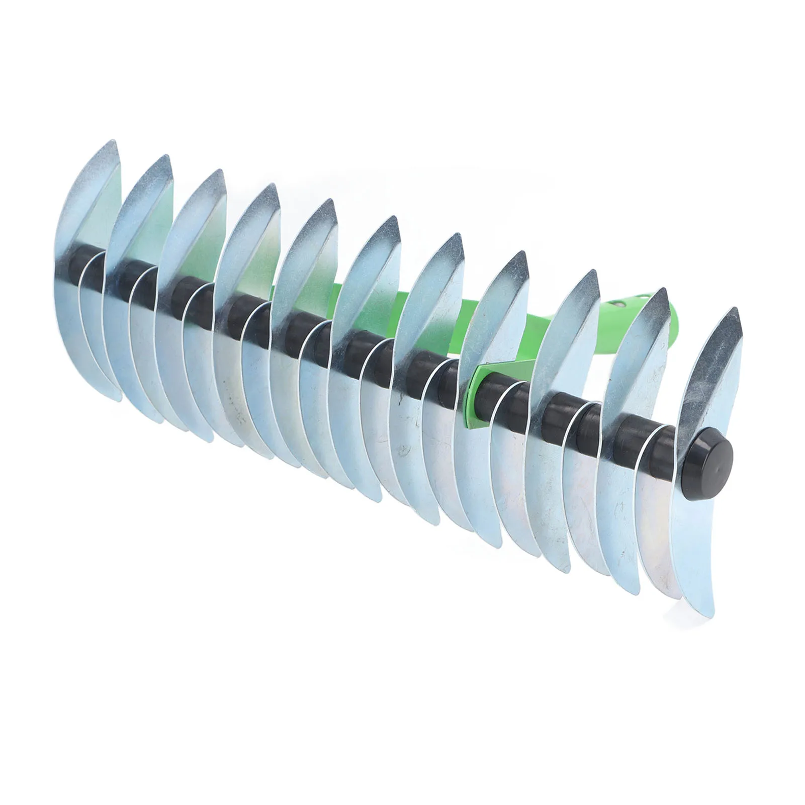 Garden Thatch Rake Stainless Steel Curved Tip Teeth Lawn Rake for Leaves Garden Supplies 4