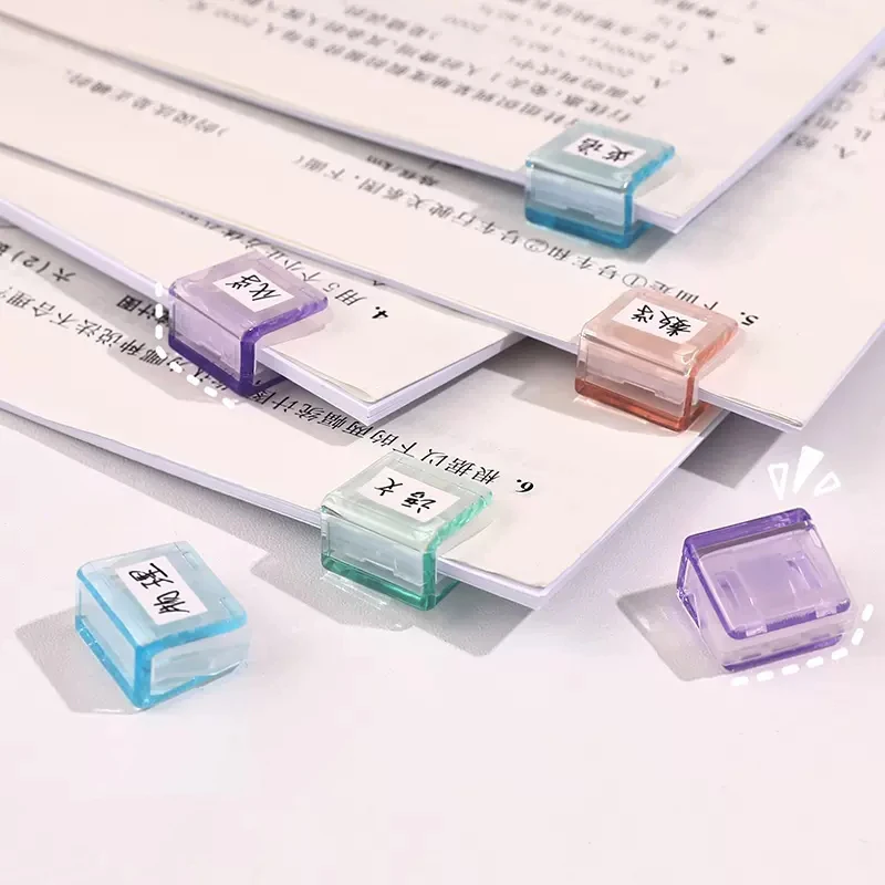 Binder Clips Paper Clips Jelly Color Paperclips For A4 Paper File Documents