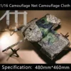 1/35 1/16 Camouflage Net Masking Cloth Military Model Combat Vehicle Tank Scene Making Ultra-thin Fabric Hobby Building Tools 2