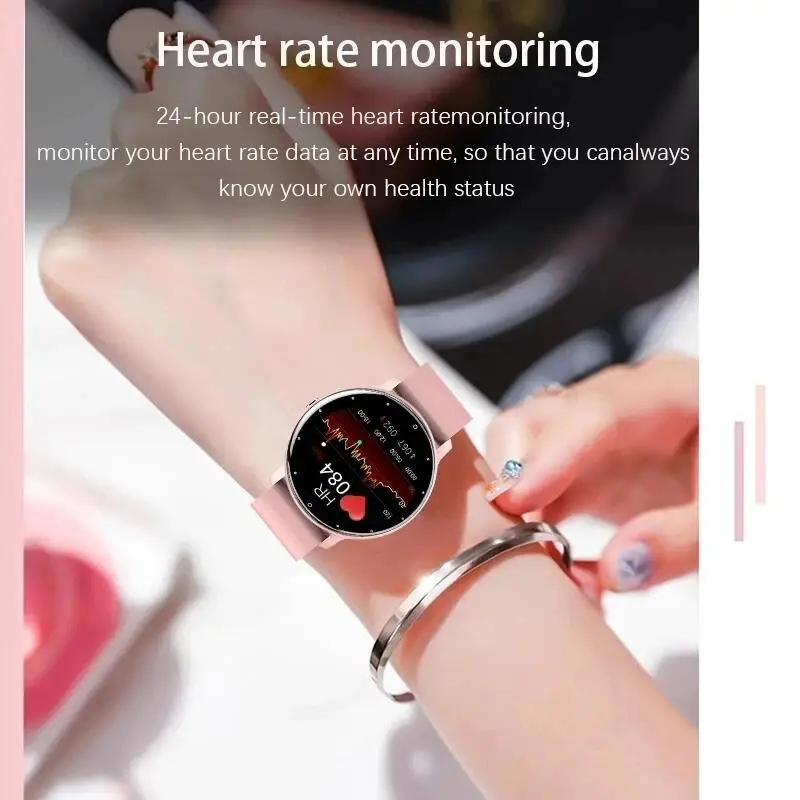 LIGE Women Smart band Watch Real-time Weather Forecast Activity Tracker Watches Heart Rate Monitor Sports Ladies Smart Watch Men 2