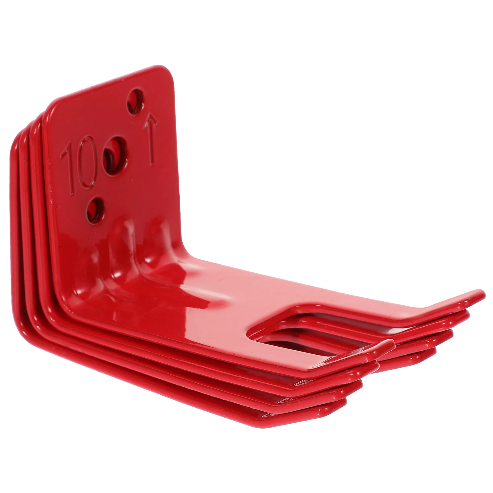 

4 Pcs Fire Extinguisher Bracket Hooks Hanger Holder Wall Mount American Style for Mounting Kit Iron