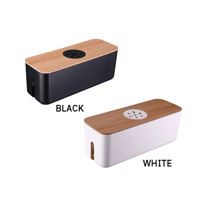 Boîte De Rangement De Câble De Données, 1 Pièce, Boîte De Rangement De Câble  De Chargement D'alimentation, Organisateur De Prise De Chargeur De  Téléphone Portable, Boîte De Gestion De Câble De Bureau