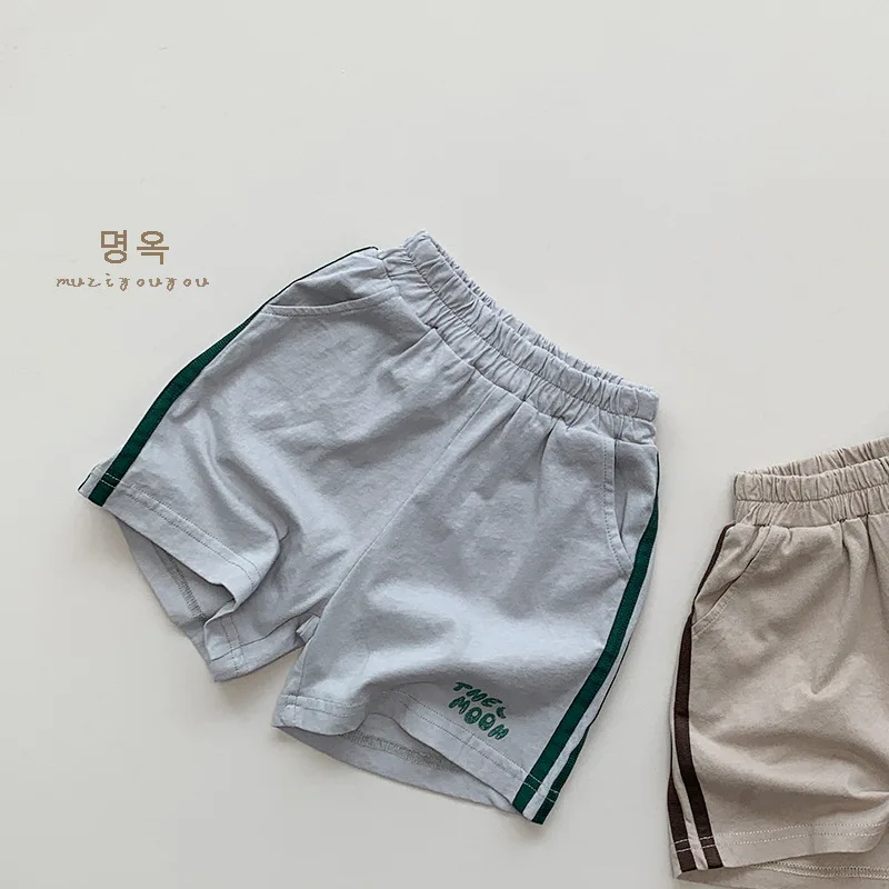 어린이 코튼 반바지, 다목적 통기성 캐주얼 바지, 얇은 스포츠 반바지, 의류, 남아 여아, 2024 여름 신상