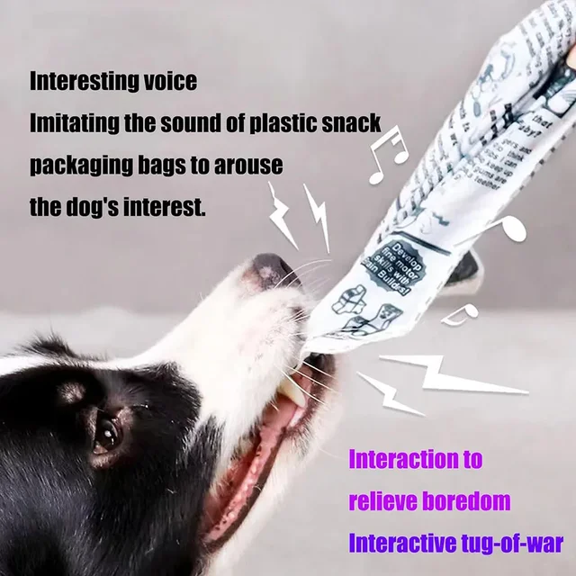 Tearproof Dog Sound Chew Toy Simulated Squeak Newspaper Playing Card K Q J Teeth Resistant Corgi Teddy Puppy Pet Interactive Toy 4