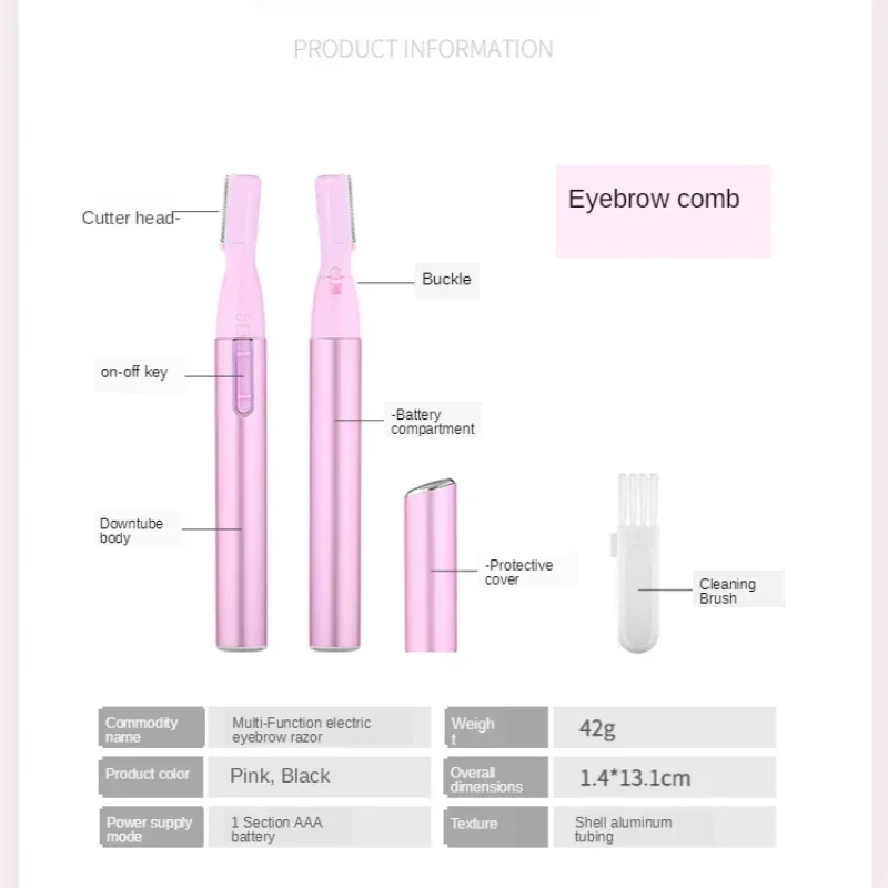 Male Female Body Shaver Razor Epilator Mini Electric Eyebrow Trimer Clipper