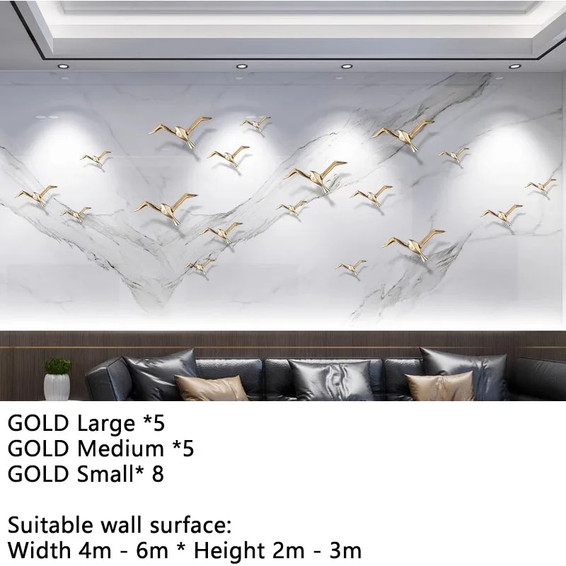 الفاخرة النحاس النقي النورس تمثال الجدار الشنق الم...