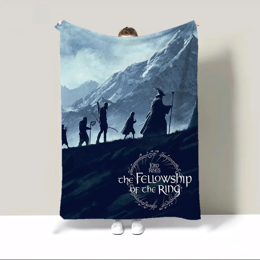 The Lord of the Rings Soft Blanket King Size Hairy Blankets for Bed Throw Luxury Bedding Home and Decoration Fluffy Plaid Knee & 6
