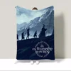 The Lord of the Rings Soft Blanket King Size Hairy Blankets for Bed Throw Luxury Bedding Home and Decoration Fluffy Plaid Knee & 6