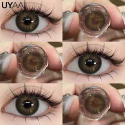 Vibrant Blue & Green Yearly Colored Contact Lenses - Fashion Soft Lens Duo (Molly Black)