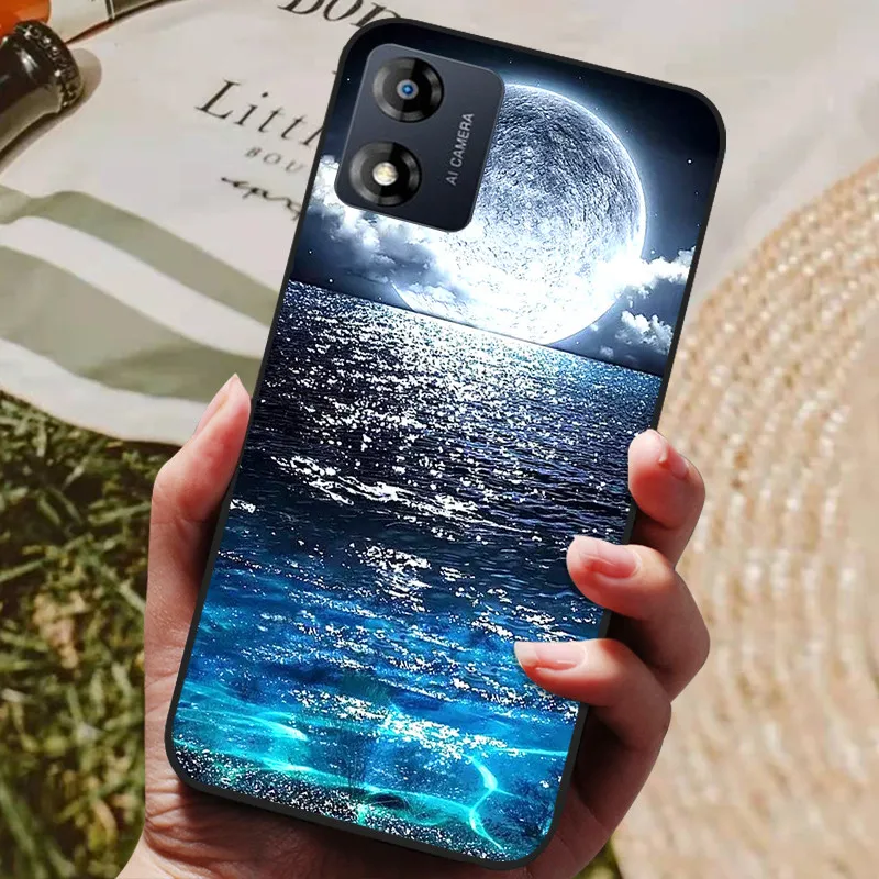Sleek Black Soft TPU Silicone Back Cover - Stylish Protective Case