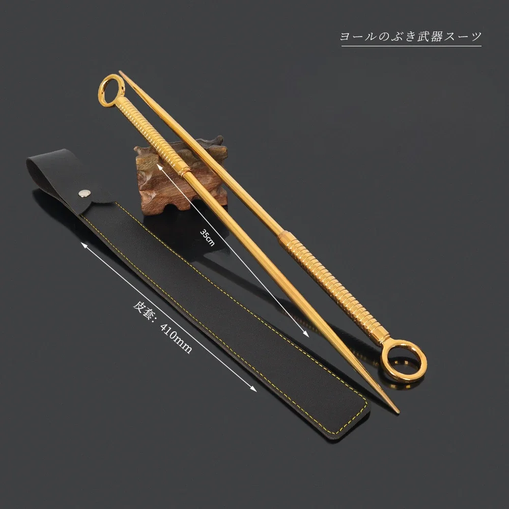 35cm SPY FAMILY Yor Forger Stiletto Knife Swords Anime Game Weapons Model Keychain Katana Swords Samurai Halloween Toys for Boy 5