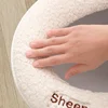 Cartoon Sheep Zipper Toilet Mat Lamb's Wool Toilet Seat Cover Universal Waterproof Toilet Seat Cushion Bathroom Accessories 5