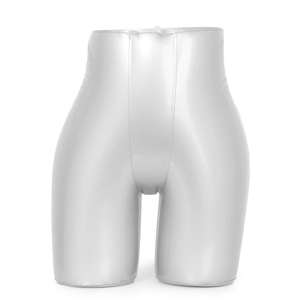 Mannequin Ladies Inflatable Model Pvc Training Mannequin Silver Tailor Torso Model Underwear Display Clothing Display Props