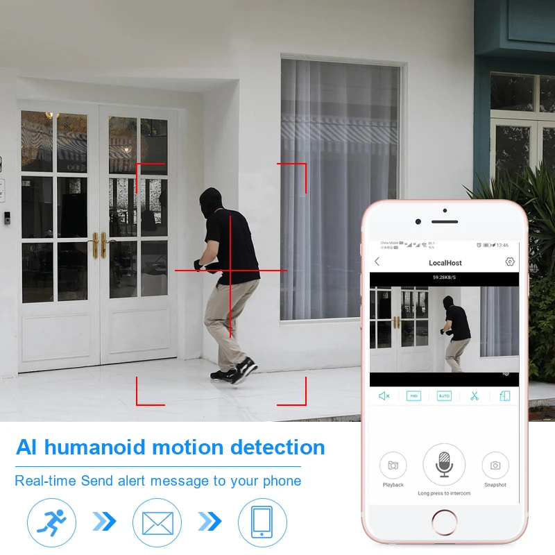 Smar H.265 3MP HD bezprzewodowy System CCTV dwukierunkowy Audio wodoodporny PTZ WIFI kamera bezpieczeństwa IP 8CH NVR wideo zestaw do nadzorowania ICsee 6 Smar H.265 3MP HD bezprzewodowy System CCTV dwukierunkowy Audio wodoodporny PTZ WIFI kamera bezpieczeństwa IP 8CH NVR wideo zestaw do nadzorowania ICsee 6