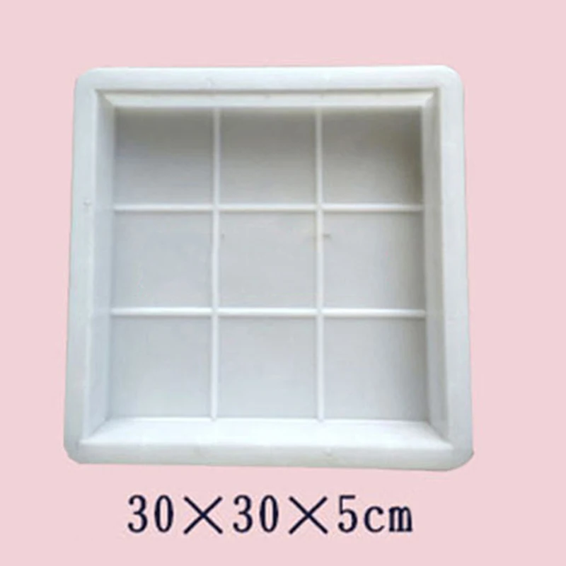 Description Picture 4 of item1pc Path Maker DIY Paving Mold Brick Concrete Stone Square Mould for Patio Garden Lawn Pavement Paver Driveway Walk Road 25*25cm