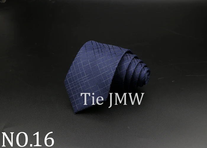 Herren Krawatte klassische einfarbige Streifen Blumen 8cm Jacquard Krawatte täglich tragen Krawatte Hochzeits feier Hemd Anzug Zubehör Geschenk – Detail 16