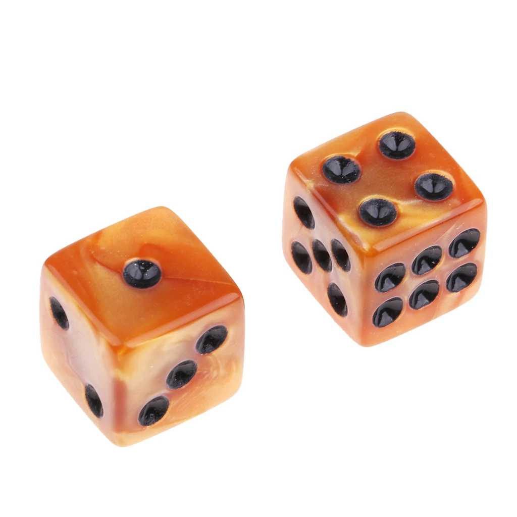 Game dice dice set acrylic dice 50 Pieces 12mm Acrylic Dice Six-Sided D6 Dies Rpg Role Playing Props Board Game Accessories For Entertainment Supply