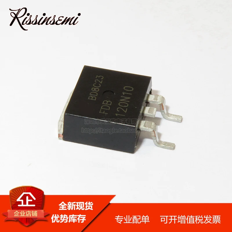 

50 шт. FDB120N10 120N10 TO-263 74A 100V MOSFET новые искусственные элементы