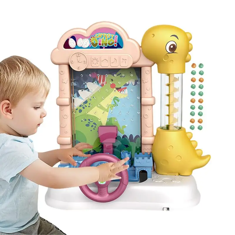 

Electric Pick Up Bean Game Dino Preschool Educational Toy Learning Pick Up Bean Game Musical Enhanced Hand-Eye Coordination Funn