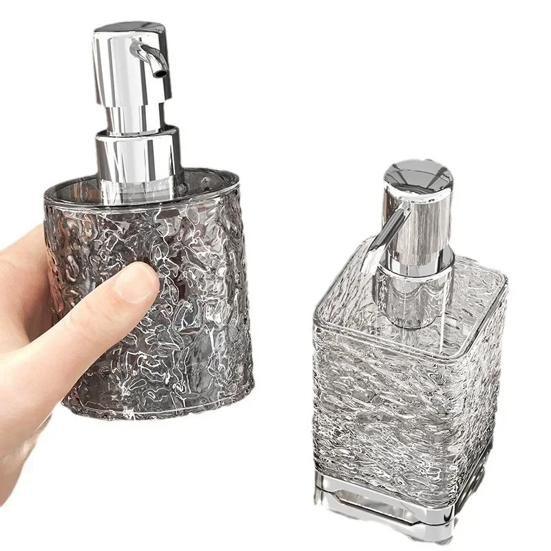 Hands Foaming Soap Dispenser Press-type Bathroom Liquid Soap Bottle Refillable Dish Container Hand Washer